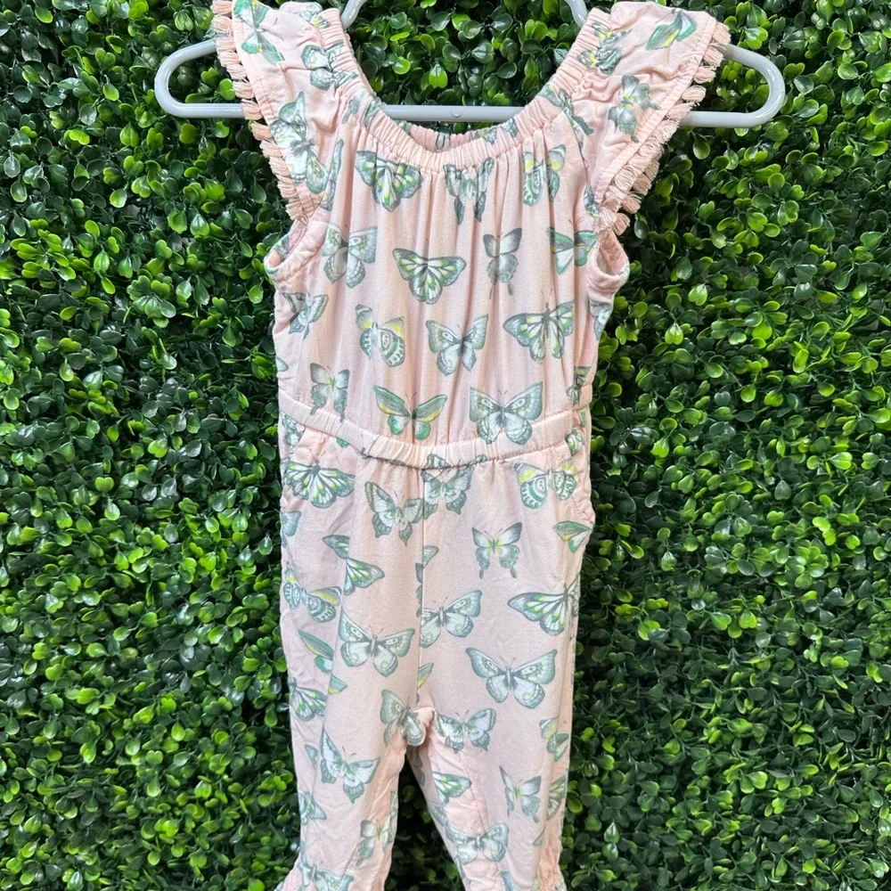 Gymboree‎ Pink butterfly jumpsuit